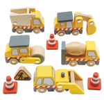 Le Toy Van Wooden Construction Vehicles