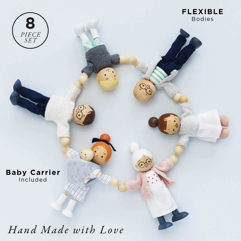 Le Toy Van Wooden Dolls House Family