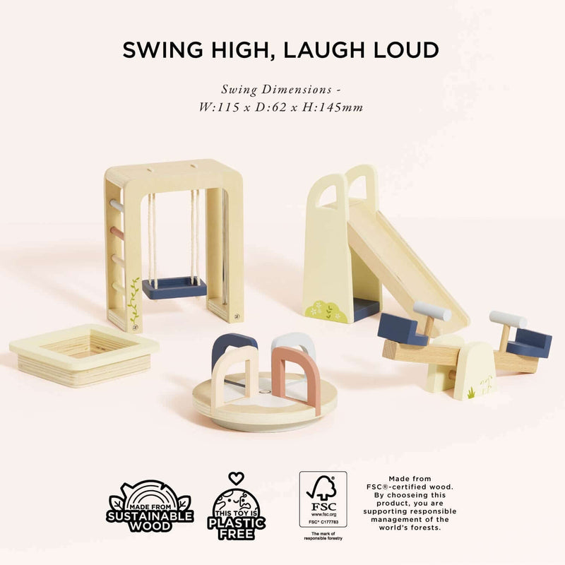 Le Toy Van Wooden Dolls House Outdoor Play Furniture