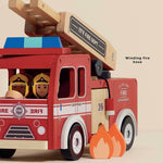 Le Toy Van Wooden Fire Engine