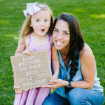 Pearhead Wooden Letterboard Set - Natural
