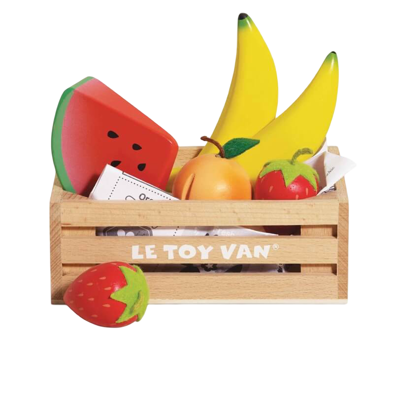 Le Toy Van Wooden Market Crate - Smoothie Fruit