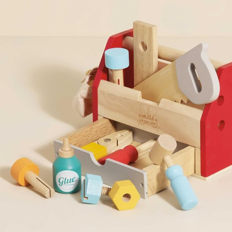 Le Toy Van Wooden Tool Box & Tools