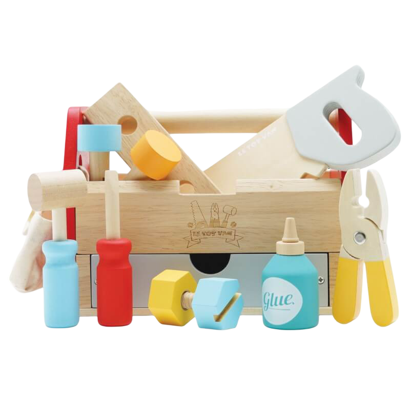 Le Toy Van Wooden Tool Box & Tools