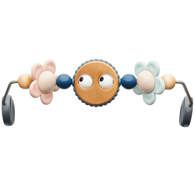 BabyBjorn Wooden Toy for Bouncer - Googly Eyes Pastels
