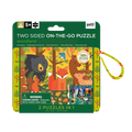 Petit Collage Woodland (Two-Sided On-The-Go Puzzle)