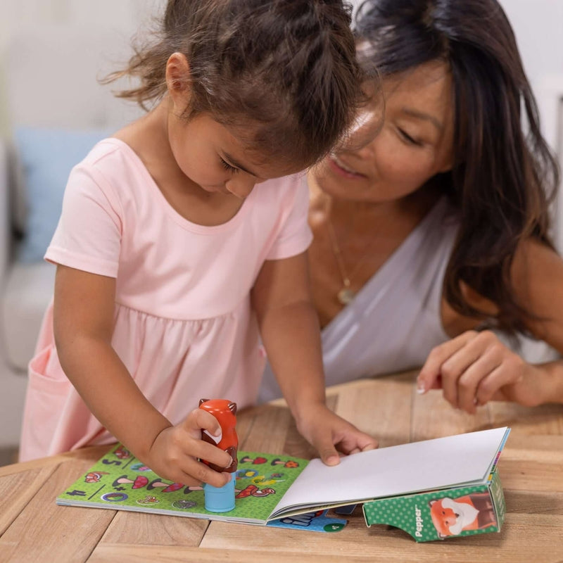 Melissa & Doug WOW!™ Activity Pad & Sticker Stamper - Fox