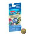 Melissa & Doug WOW!® Mini Activity Pad & Refill Stickers - Surprise Pack (200 Stickers) - Stamper not included