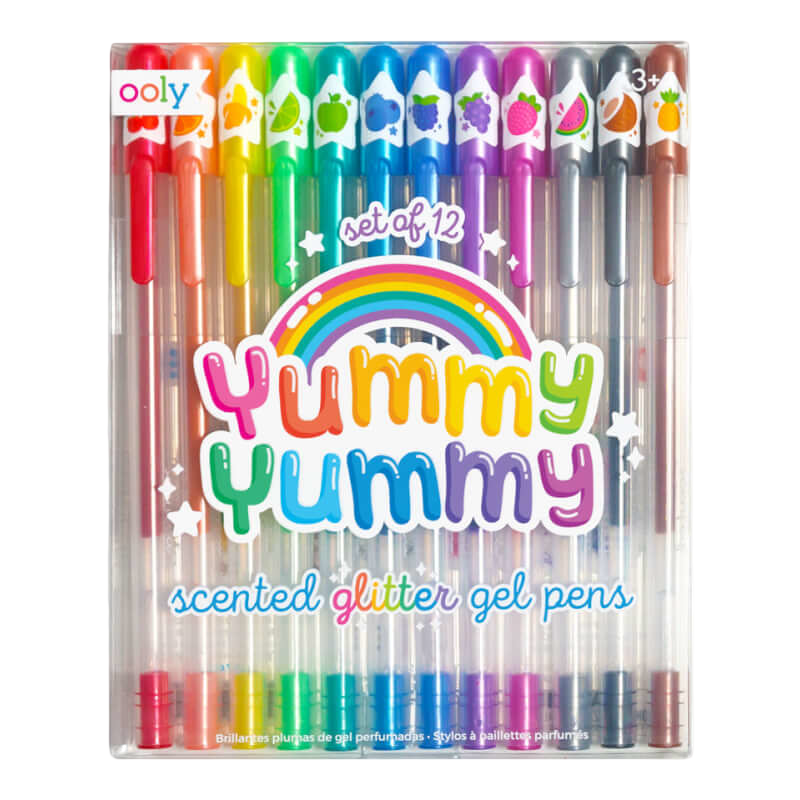 Ooly Yummy Yummy Scented Glitter Gel Pens - Set of 12