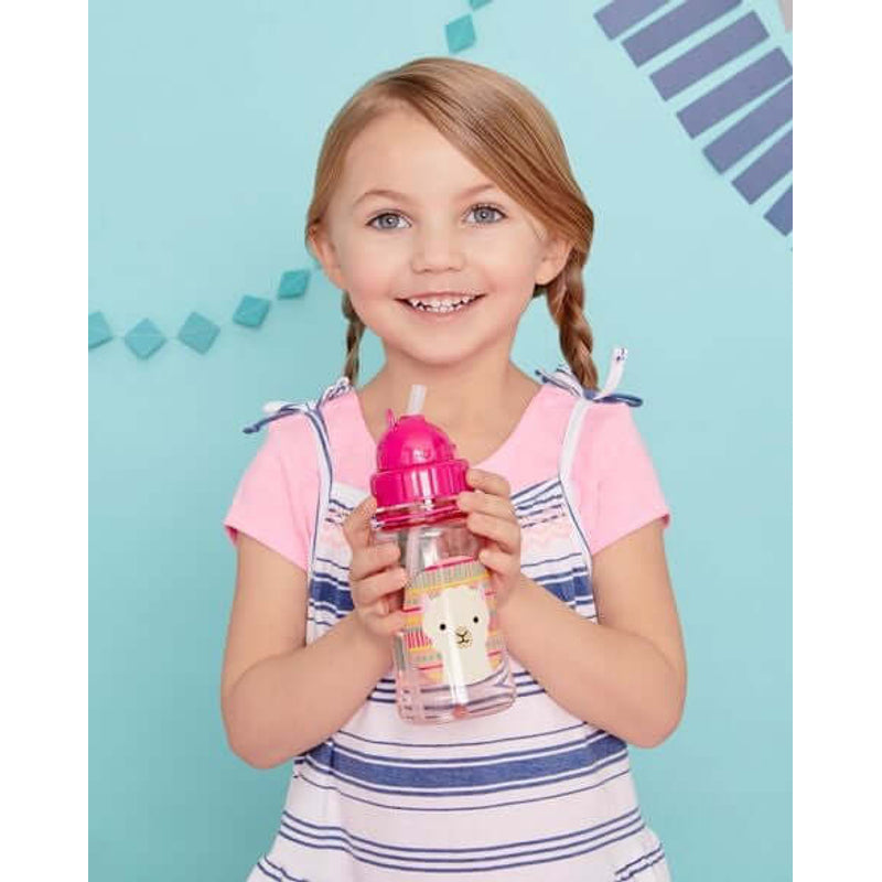 Skip Hop Zoo PP Straw Bottle 390ml