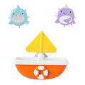Skip Hop Zoo Tip & Spin Boat - Shark/Narwhal