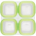 OXO Tot Baby Blocks Freezer Storage Containers - Green 4oz