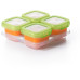 OXO Tot Baby Blocks Freezer Storage Containers - Green 4oz