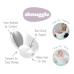 Shnuggle Baby Bath with Plug & Foam Backrest - Aqua