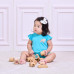 OETEO Bamboo - All Things Wonder Flutter Sleeve Baby Playsuit 3pc Bundle