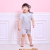 OETEO Bamboo - All Things Wonder Toddler Basic Tee Set - Grey