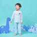 OETEO Bamboo - Fantasy Land Toddler Jammies Pyjamas Set - Blue