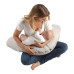 Red Castle | Cocoonababy Big Flopsy Maternity and Nursing Pillow - Jersey, Blossom