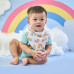 OETEO Cotton - Happy Days Baby Bib - Rainbow