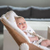 Childhome Evolu Newborn Seat Cushion - Jersey, Gold Dots