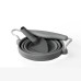 Scrunch Seedling Pot and Trowel - Anthracite Grey